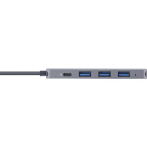 InLine® USB 3.2 USB-C Multi Hub (4x USB-A 5Gb/s + USB-C (Data/PD 87W)