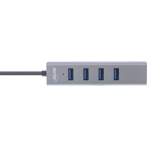 InLine® USB-C 3.2 Multi Hub (4x USB-A 5Gb/s), OTG, aluminium housing