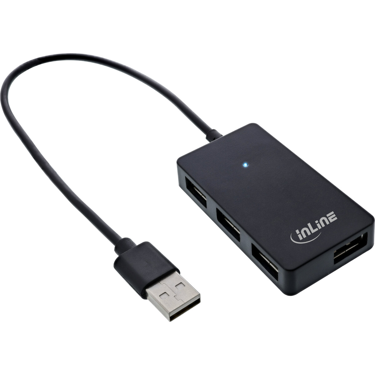 InLine® USB 2.0 4-Port Hub, Type-A male to 4x Type-A...