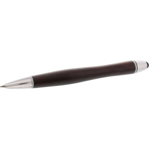 InLine® woodpen Touchpad Stylus + Ball Pen walnut / metal