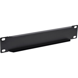 InLine® 10" Blindplatte, 1HE, RAL 9005 schwarz