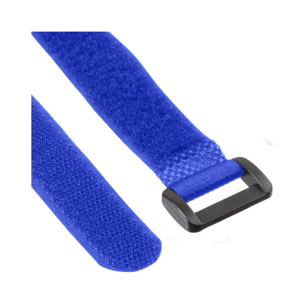 InLine® Cable Strips hook-and-loop 20 x 400mm 10 pcs. blue