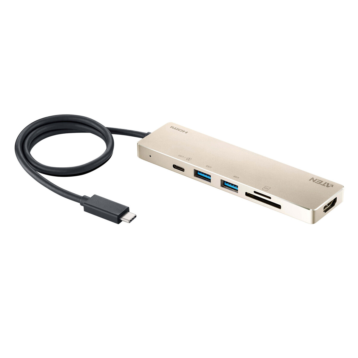 ATEN UH3239 USB-C Multiport Mini-Dockingstation with...