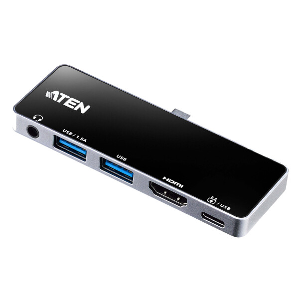 ATEN UH3238 USB-C Multiport Reise-Dockingstation mit Power-Pass-Through