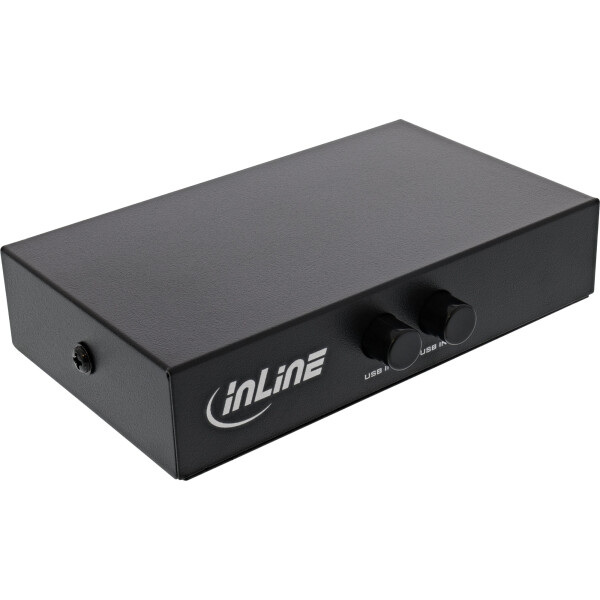 InLine® USB 2.0 switch manual, USB-A device to 2 computers