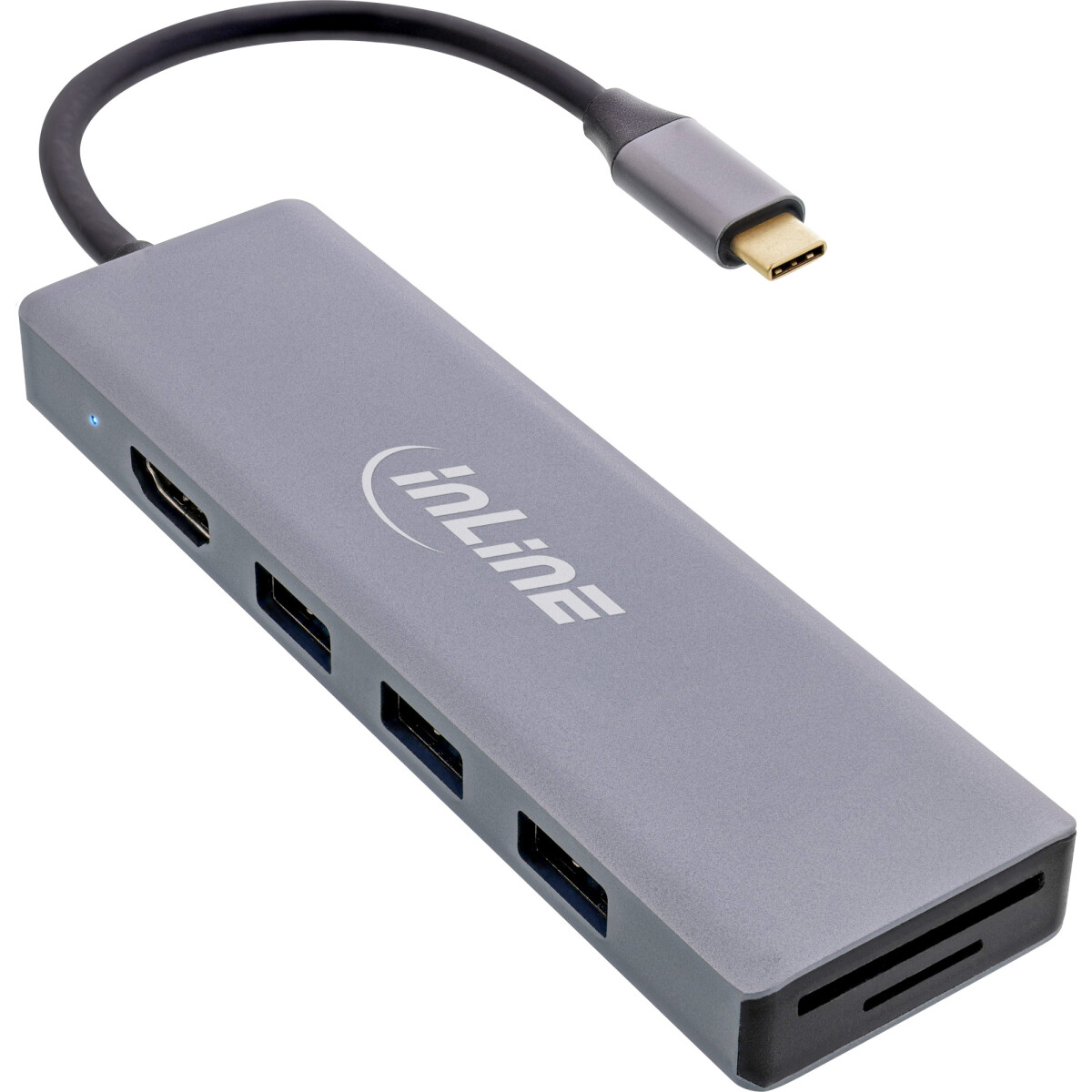 InLine® USB 3.2 Type-C Multi Hub (3x USB-A + USB-C,...