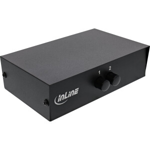 InLine® AV Umschalter manuell 2-port, 3x Cinch IN/OUT