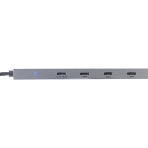 InLine® USB 3.2 Gen.2 Hub (10Gb/s), 4 port USB-C, OTG, aluminium housing