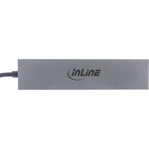 InLine® USB 3.2 Gen.2 Hub (10Gb/s), 4 port USB-C, OTG, aluminium housing