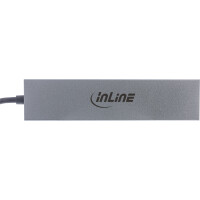 InLine® USB 3.2 Gen.2 Hub (10Gb/s), 4 port USB-C, OTG, aluminium housing