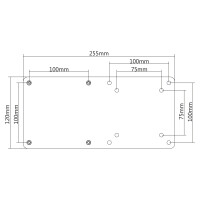 InLine® Halterung für Intel NUC-PC an VESA 75/100 Halter