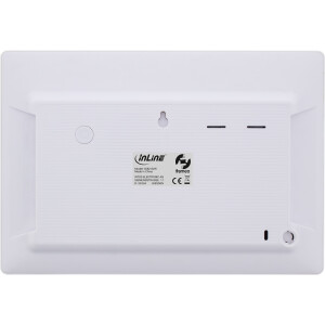 InLine® digitaler WIFI-Bilderrahmen WiFRAME, 10,1", 1280x800 IPS Touch, weiß