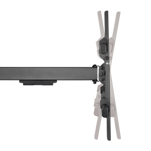 InLine® XL-Arm Full-Motion TV Wall Mount, for 43"-80" Flat Panel TVs, max. 50kg