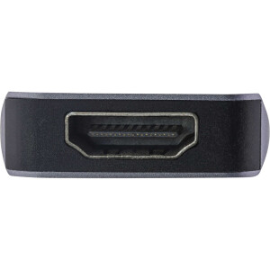 InLine® Multi-Hub USB 3.2 Gen.1, 2x USB-A, HDMI 4K/30Hz, Cardreader, Alu, grau