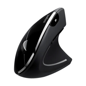 Perixx PERIMICE-813, wireless ergonomic vertical mouse - Multi-Device, black