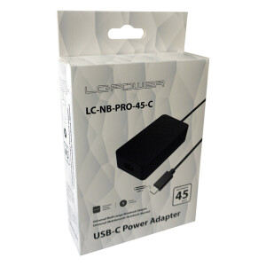 LC-Power LC-NB-PRO-45-C, USB-C-Notebook-Netzteil 45W