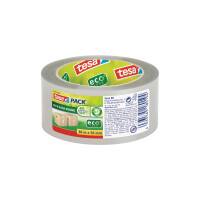 tesapack adhesive tape Eco ultra strong PP, 66m x 50mm, transparent, 58297