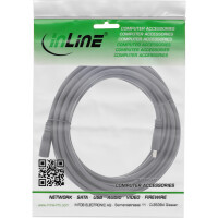 InLine® DC extension cable, DC male/female 4.0x1.7mm, AWG 18, black 5m