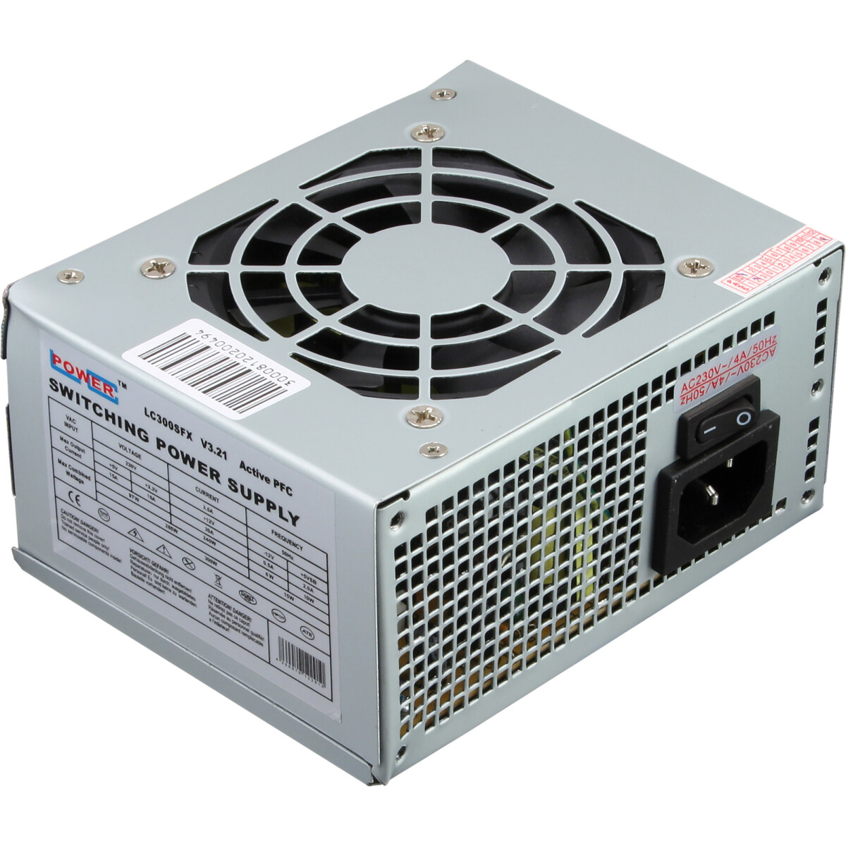 LC-Power LC300SFX V3.21 power supply 300W, 80mm fan,...