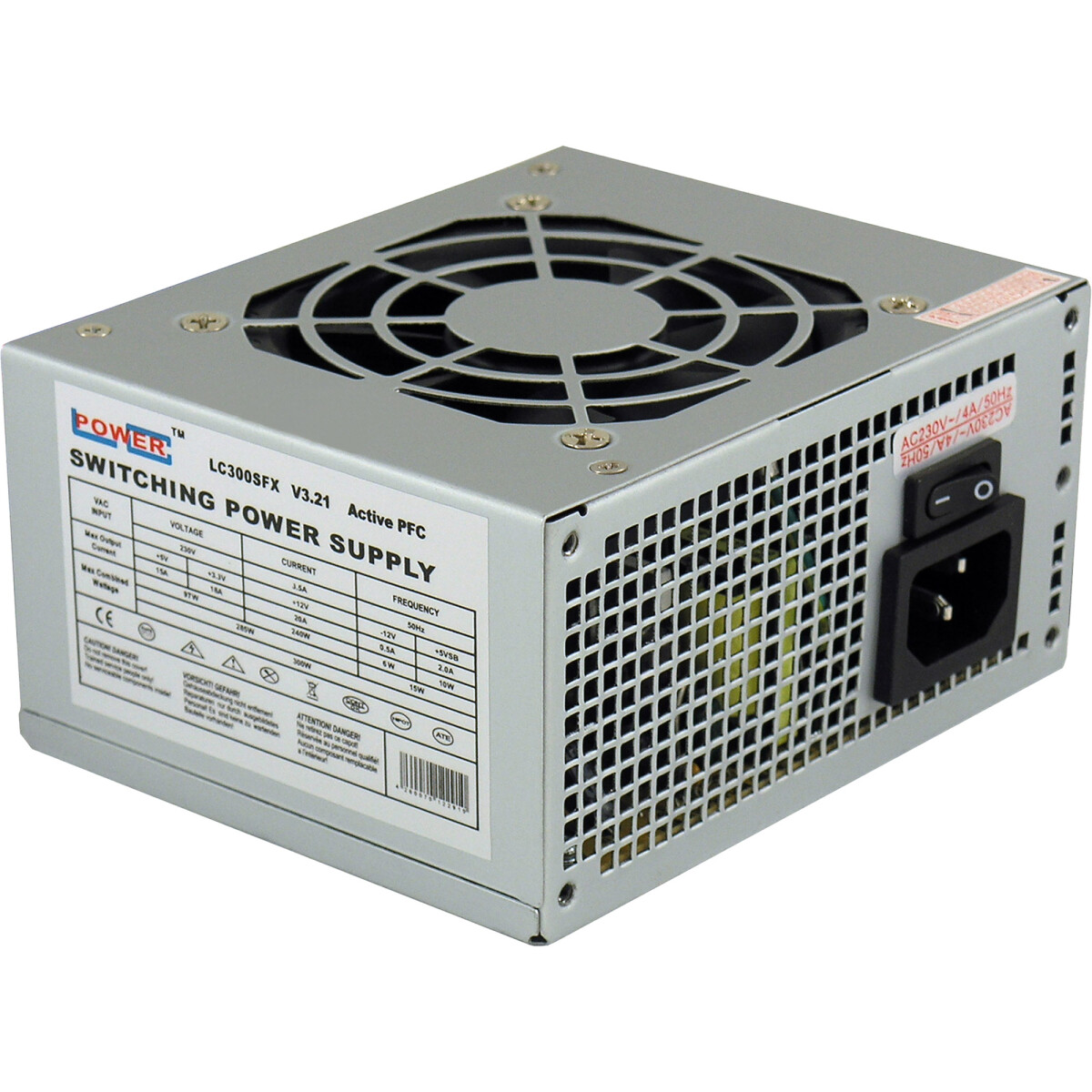 LC-Power LC200SFX V3.21, power supply 200W, 80mm fan