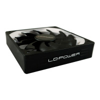 LC-Power LC-CF-120-PRO Gehäuselüfter, 120x120x25mm, Hydrolager, schwarz