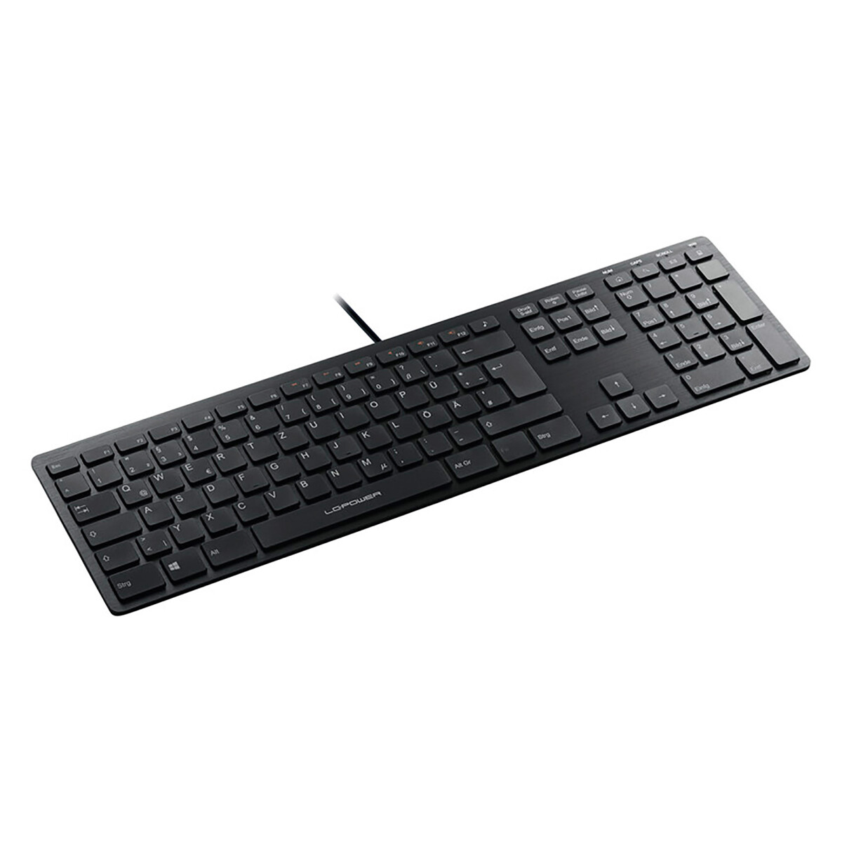 Slim-Design aluminium keyboard , LC-Power LC-KEY-5B-ALU,...