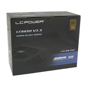 LC-Power LC6650 V2.3, ATX-Netzteil Super-Silent-Serie, 650W, 80+ BRONZE