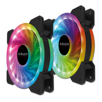 LC-Power LC-CF-PRO-RGB-COMBO 2x 120mm digital RGB case fan