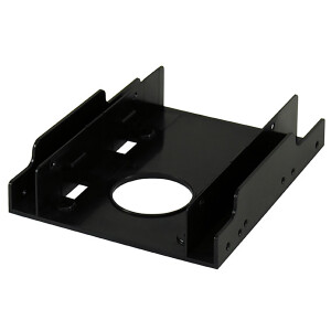 LC-Power LC-ADA-35-225, Festplattenadapter, 2x 2,5" auf 3,5", schwarz