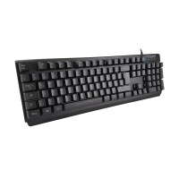 LC-Power LC-KEY-4B-LED Beleuchtete LED-Tastatur DE, USB, schwarz