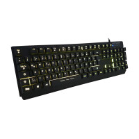 LC-Power LC-KEY-4B-LED Beleuchtete LED-Tastatur DE, USB, schwarz