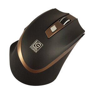 LC-Power LC-m719BW, optical 2.4GHz USB wireless mouse, black/bronze