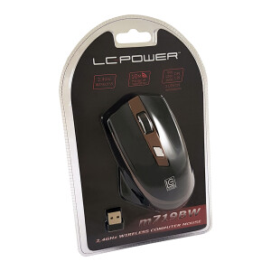 LC-Power LC-m719BW, optical 2.4GHz USB wireless mouse, black/bronze