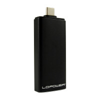 LC-Power LC-M2-C-42MM M.2 SATA SSD enclosure, USB 3.2 Gen.2, black