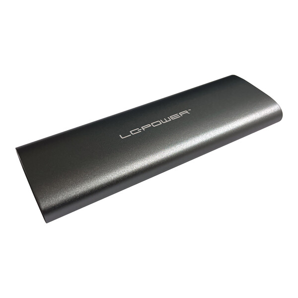 LC-Power LC-M2-C-MULTI-2 M.2 SSD enclosure (NVMe & SATA), USB3.2 Gen.2x1, anthr.