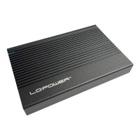 LC-Power LC-25U3-C externes 2,5" USB-C-Festplattengehäuse, USB 3.2-Gen.2x1, schwarz