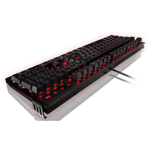 LC-Power LC-KEY-MECH-1 Mechanische Gaming Tastatur, USB, schwarz