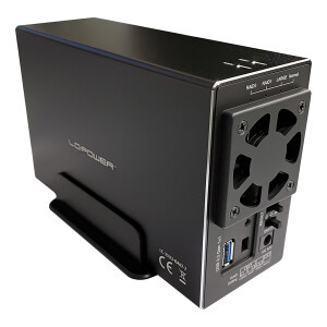 LC-Power LC-35U3-RAID-2, externes 2-fach 3,5"-SATA-Festplattengehäuse mit RAID