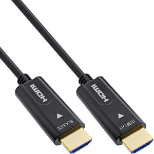 InLine® HDMI AOC cable, High Speed HDMI with Ethernet, 4K/60Hz, M/M 30m