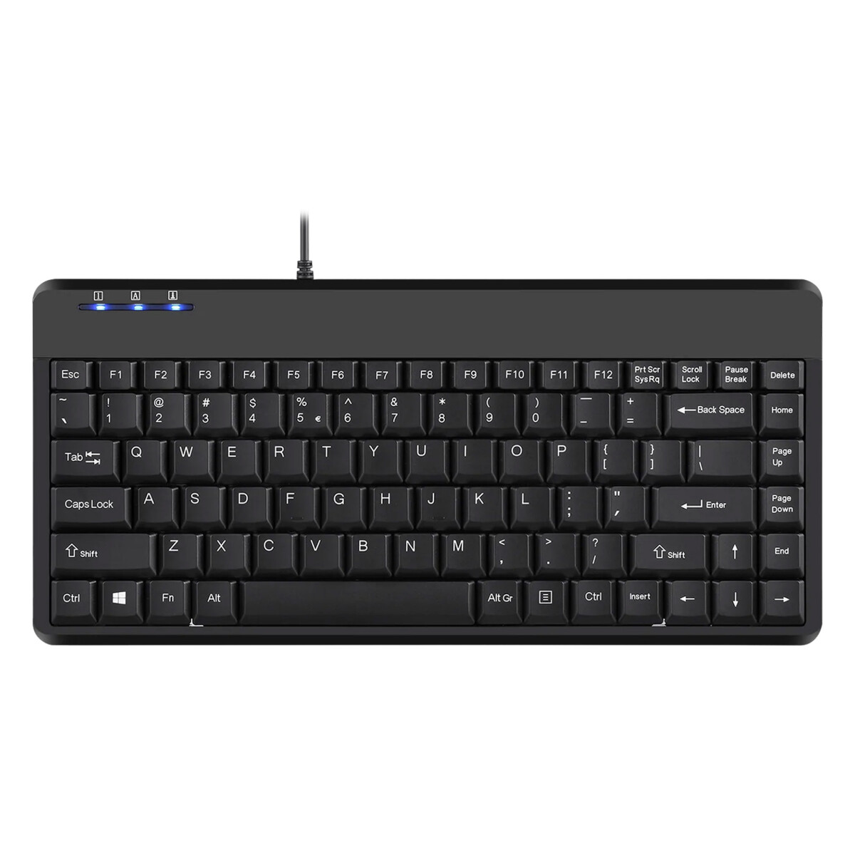 Perixx PERIBOARD-409 H, US, Mini USB keyboard, 2 hubs,...