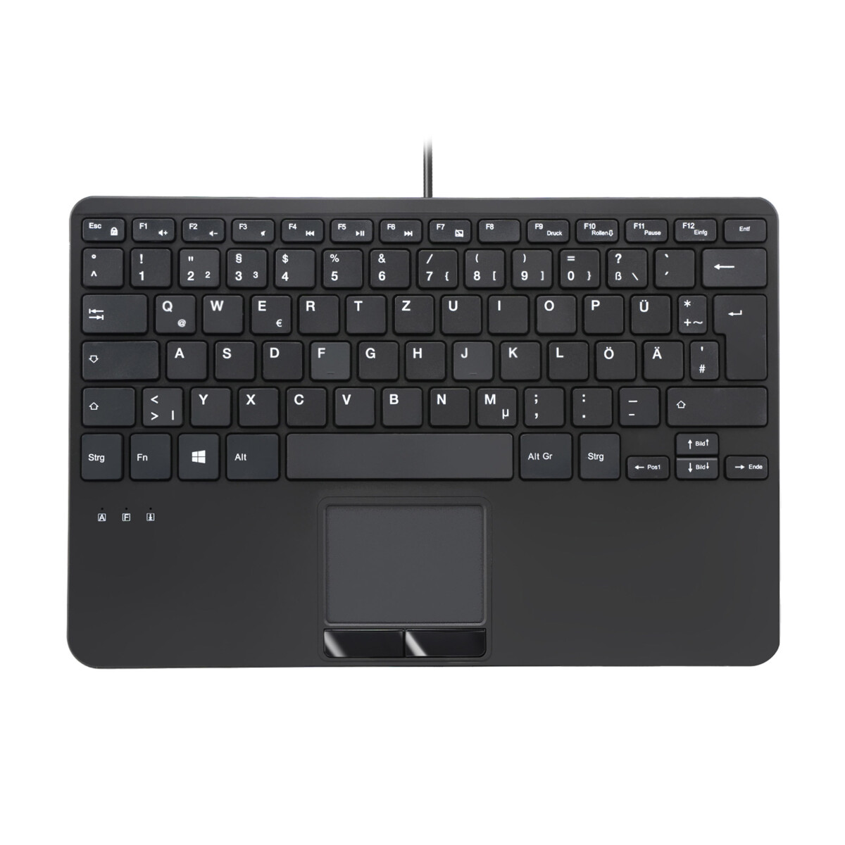 Perixx PERIBOARD-525 DE B, Mini USB keyboard with...