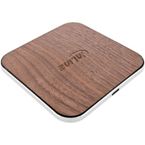 InLine® Qi woodcharge, wireless fast charger, 5/7,5/10W/15W, USB-C