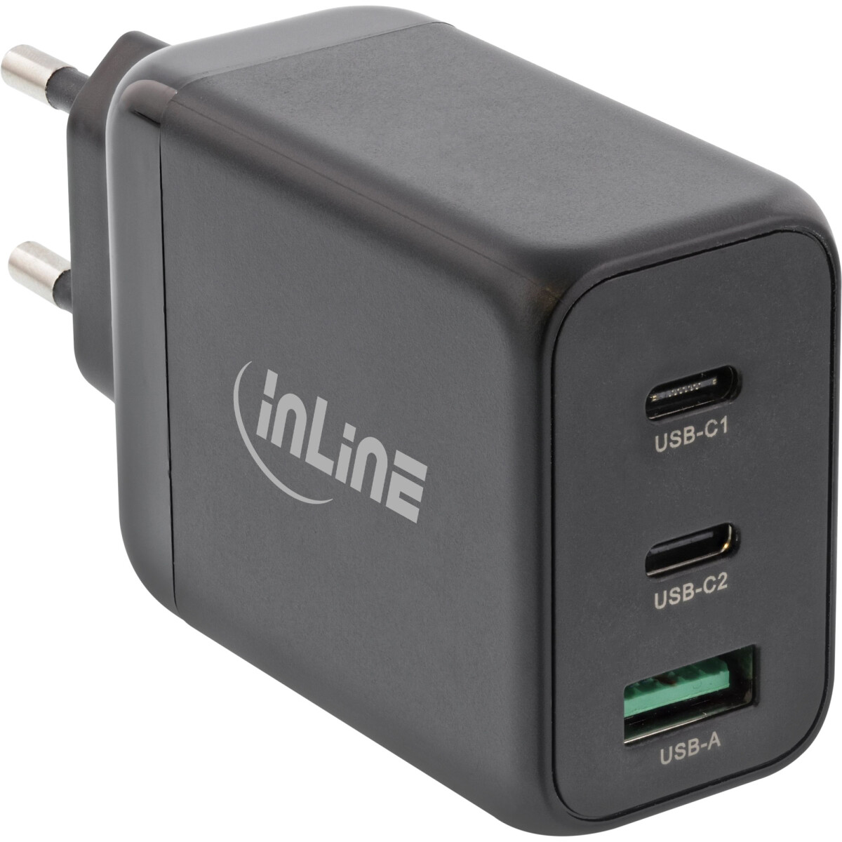 InLine® USB PD Netzteil, GaN Ladegerät, 3-Port,...