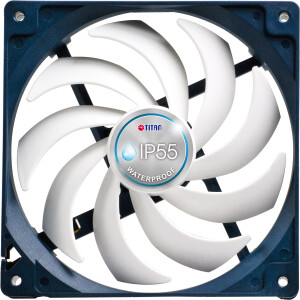 Titan TFD-14025H12B/KW(RB) fan 140x140x25mm, IP55 water and dust protected