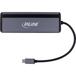 InLine® 8-in-1 USB-C Multihub, HDMI, DP, USB 3.2, PD 3.0 100W, MST