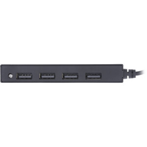 InLine® USB 2.0 4-Port Hub, USB-A Stecker auf 4x USB-A Buchse, Kabel 15cm