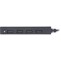 InLine® USB 2.0 4-Port Hub, USB-A Stecker auf 4x USB-A Buchse, Kabel 15cm