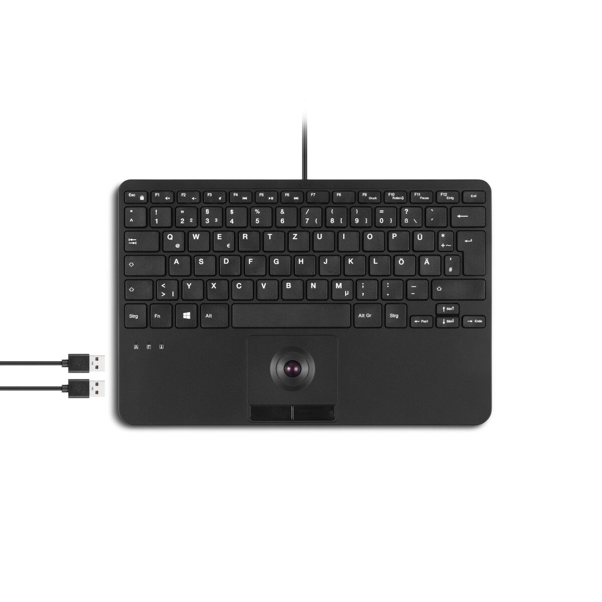 Perixx PERIBOARD-526 H DE, wired mini USB keyboard,...