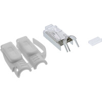 InLine® Crimpstecker Cat.6A RJ45 geschirmt, 3-teilig grau 10er Pack