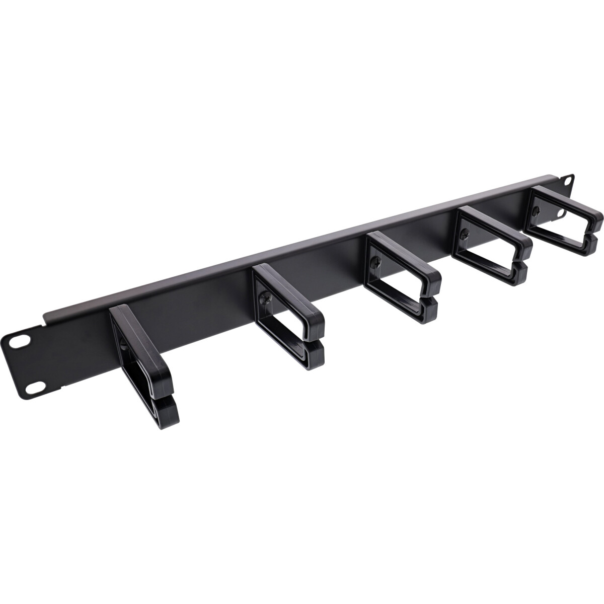 InLine® 19" Cable management panel, 5 brackets,...